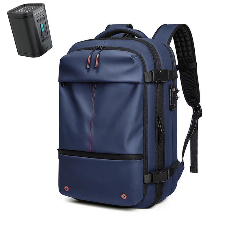 Skanto | CompriBag – Plassbesparende vakuum reise ryggsekk med utvidbar kapasitet (25L–60L)