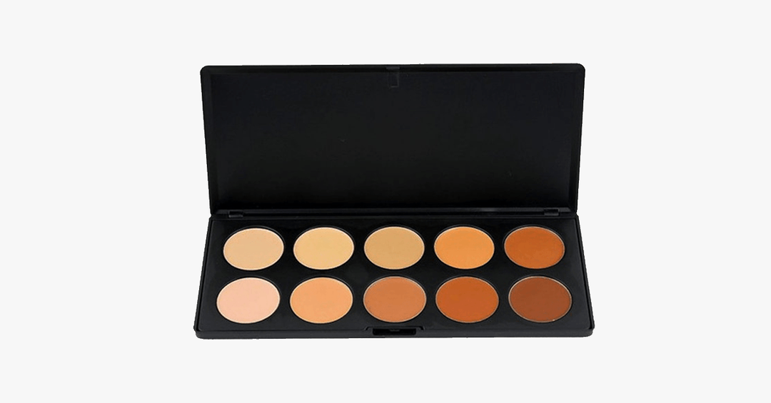 Skanto | 10 Farge Concealer Palett - Magisk skjuler alle dine ufullkommenheter og mørke ringer for å gi deg et feilfritt utseende!