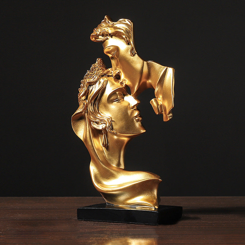 Couple Kissing Dobbeltsidig Ornament | Skanto
