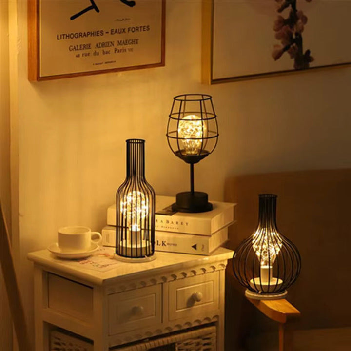 Skanto | Lumineux Trådløs Ambient Lampe Sett – 3 Unike Vin-Inspirerte LED Bordlamper