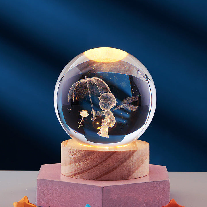 Skanto | DreamSphere - 3D Nattlampe med Magisk Effekt
