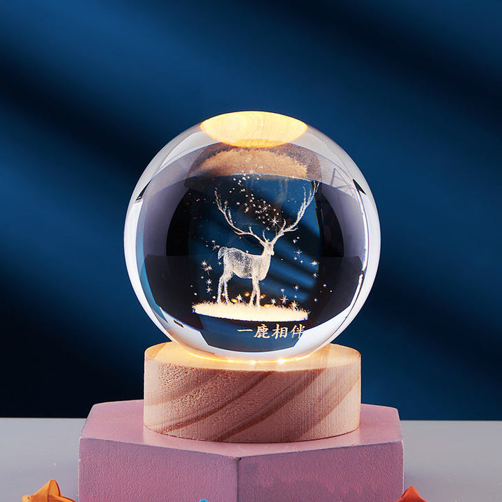 Skanto | DreamSphere - 3D Nattlampe med Magisk Effekt