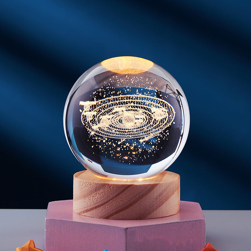 Skanto | DreamSphere - 3D Nattlampe med Magisk Effekt