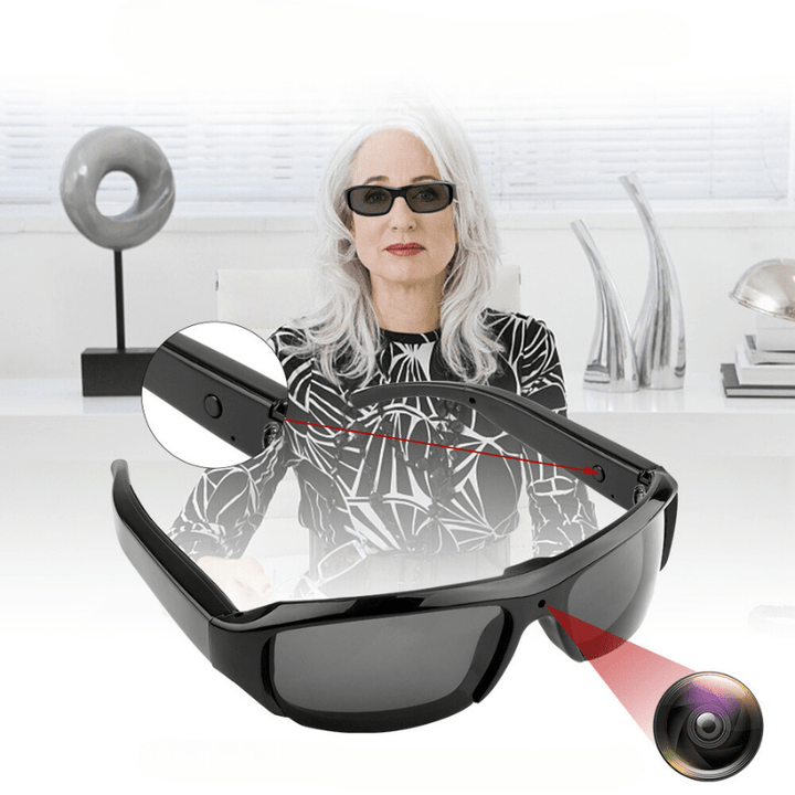 Skanto | Visionara™ | 1080P Smarte Briller med HD Videoinnspilling | Bærbar Kamera for Utendørs Eventyr & Hverdagsbruk