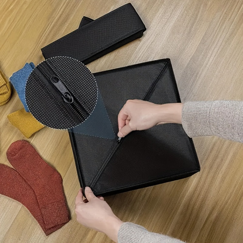 Skanto | FoldBox - 2-Pack Sammenleggbare Oppbevaringsbokser med 24 Rom