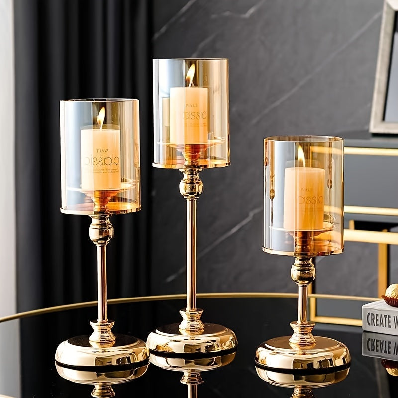 Skanto | NuptialGlow - Retro Luxe Lysestake Sett for Bryllup