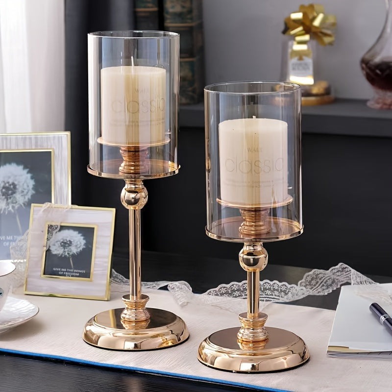 Skanto | NuptialGlow - Retro Luxe Lysestake Sett for Bryllup