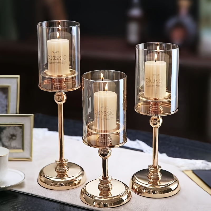 Skanto | NuptialGlow - Retro Luxe Lysestake Sett for Bryllup