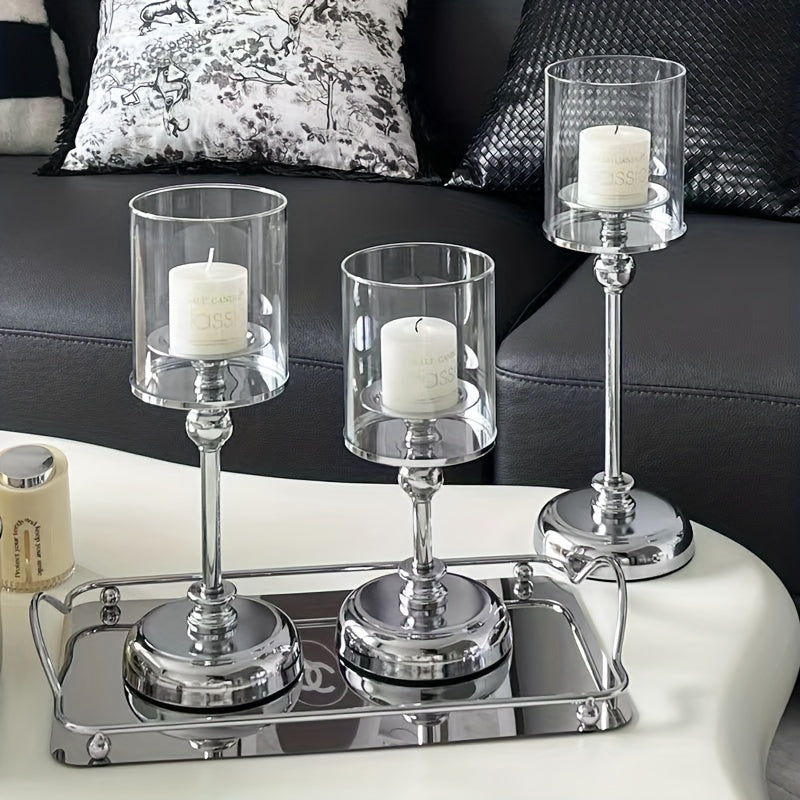 Skanto | NuptialGlow - Retro Luxe Lysestake Sett for Bryllup