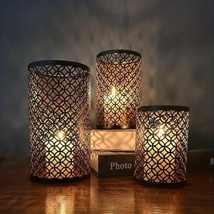 Skanto | StylishFlame - 3-delt jern lysestake