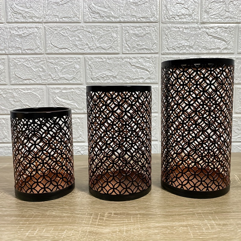 Skanto | StylishFlame - 3-delt jern lysestake