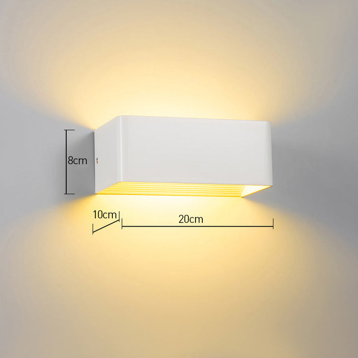 Skanto | Cubbon LED Vegglampe Kompakt Moderne Design Hvit
