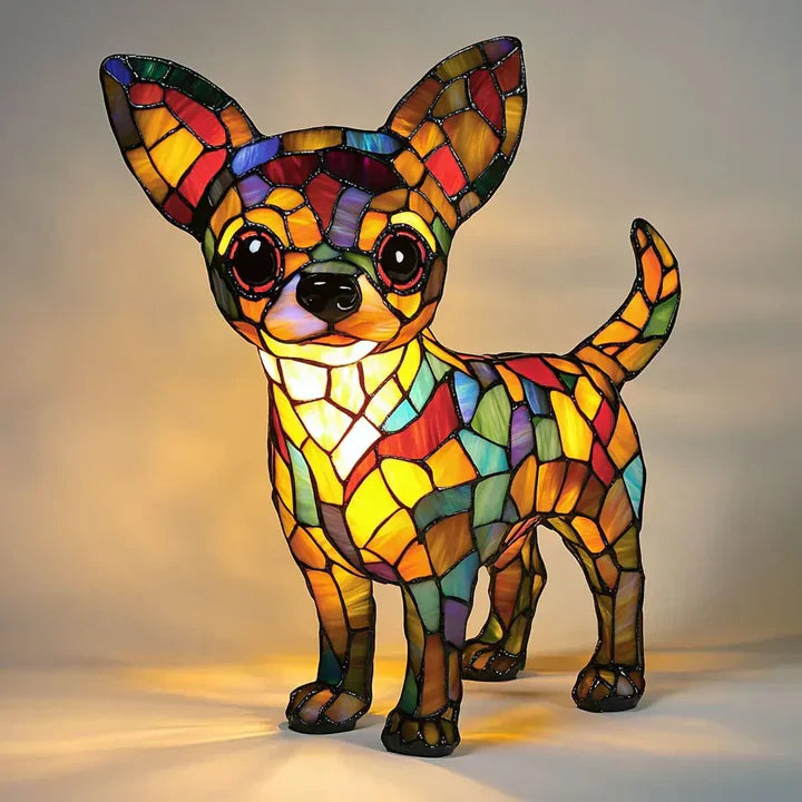 Lumidog Håndlaget Opplysende Hundelampe – Ambient Belysning og Gave | Skanto
