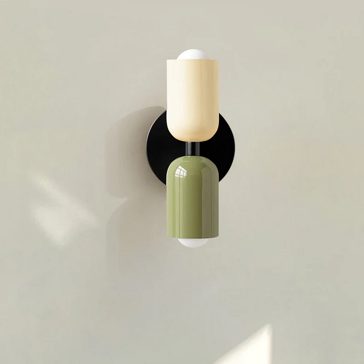Skanto | Vegglampe Moderne Dobbel Glass Vegglampe