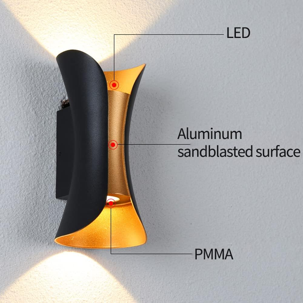 Skanto | Utendørs LED Vegglampe Aluminium Vanntett