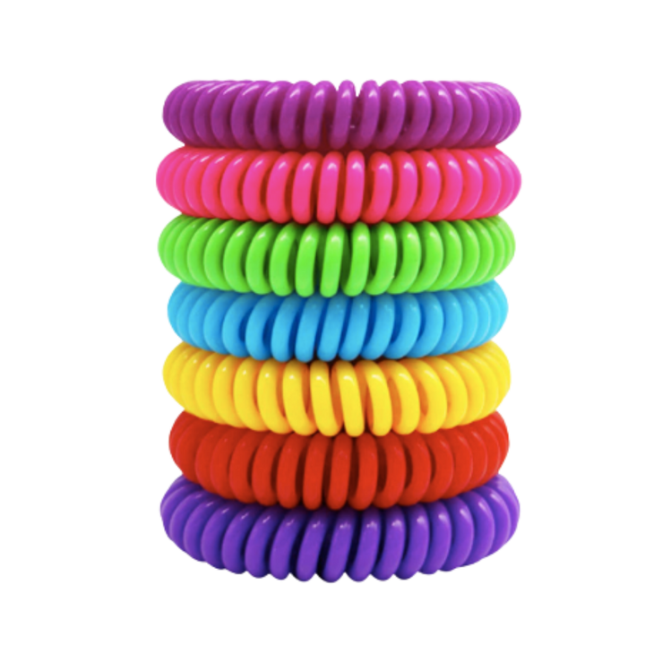 Myggavstøtende vanntette armbånd (10 stk)