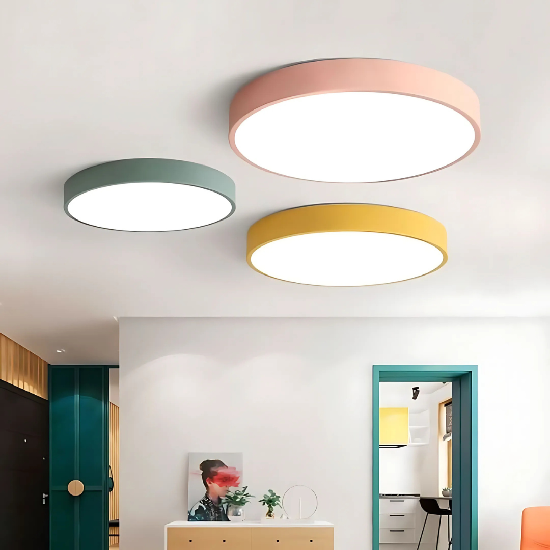 Skanto | Delos – Skandinavisk Tre LED Taklampe | Moderne Energi-Effektiv Innendørs Belysning