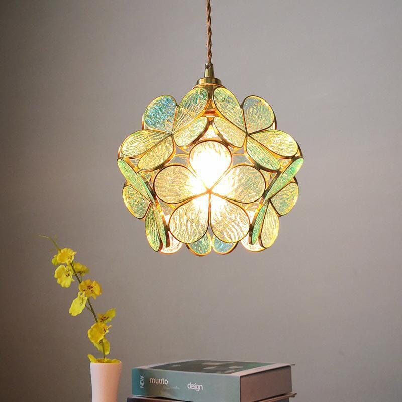 Skanto | Moderne Blomsterform Glass LED Pendellampe