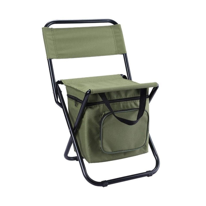 Moderne industrielle rektangulære Oxford-stoff stålpipe sammenleggbare camping stol ryggstøtte uten armer for hage og utendørs terrasse | Skanto