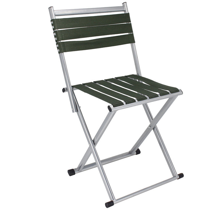 Moderne nordiske firkantet nylon metall sammenleggbare campingstol fiske stol ryggstøtte for utendørs terrasse | Skanto