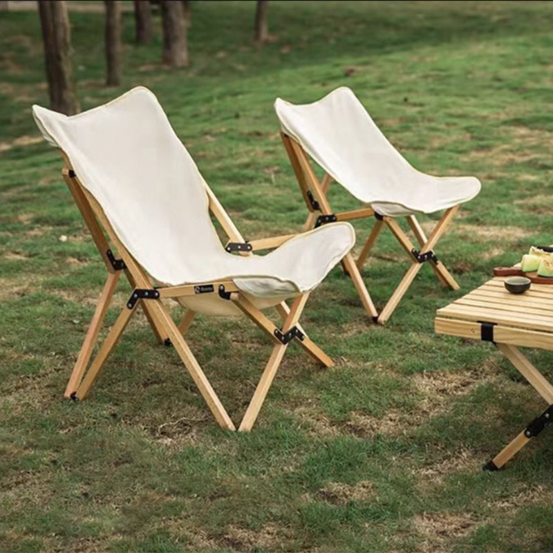 Moderne industriell Oxford-stoff hardware sammenleggbart campingstol ryggstøtte for utendørs terrasse | Skanto