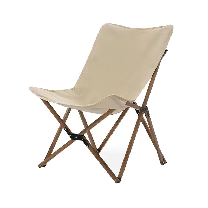 Moderne industriell Oxford-stoff hardware sammenleggbart campingstol ryggstøtte for utendørs terrasse | Skanto