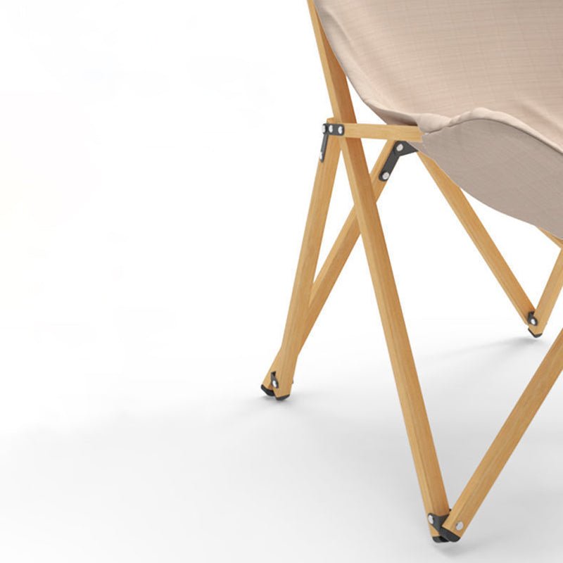 Moderne industriell Oxford-stoff hardware sammenleggbart campingstol ryggstøtte for utendørs terrasse | Skanto