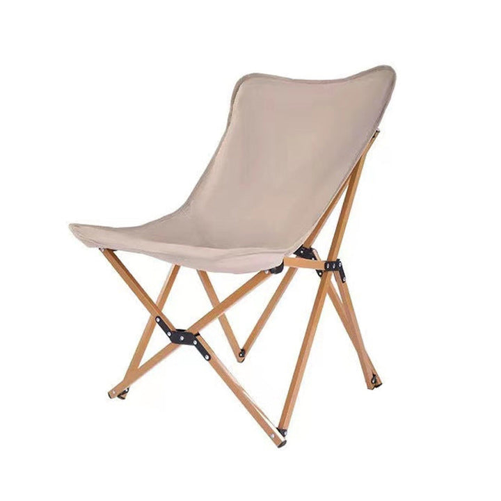 Moderne industriell Oxford-stoff hardware sammenleggbart campingstol ryggstøtte for utendørs terrasse | Skanto