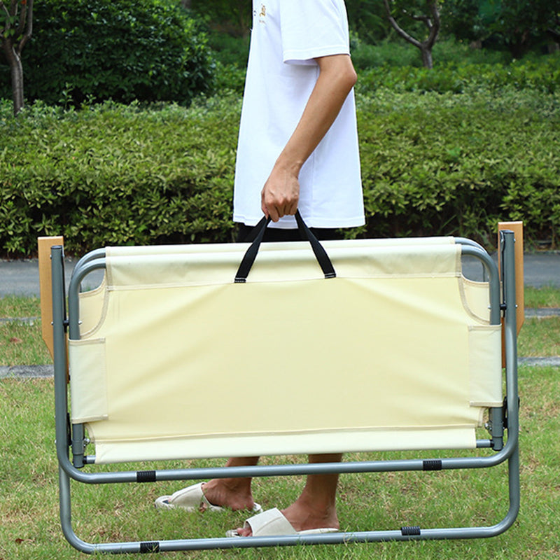 Moderne Minimalistisk Rekke Carbon Stål Oxford Stoff Sammenleggbar Camping Stol Ryggstøtte Armlene For Hage | Skanto