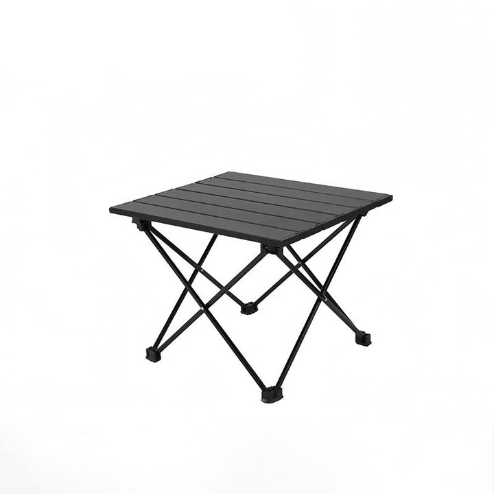 Moderne Minimalistiske Karbon Stål Aluminium Sammenleggbart Firkantet Sidebord For Utendørs | Skanto
