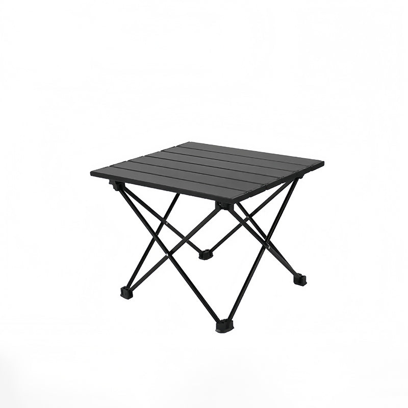 Moderne Minimalistiske Karbon Stål Aluminium Sammenleggbart Firkantet Sidebord For Utendørs | Skanto