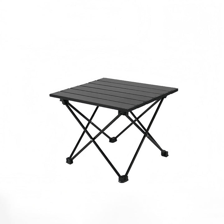 Moderne Minimalistiske Karbon Stål Aluminium Sammenleggbart Firkantet Sidebord For Utendørs | Skanto