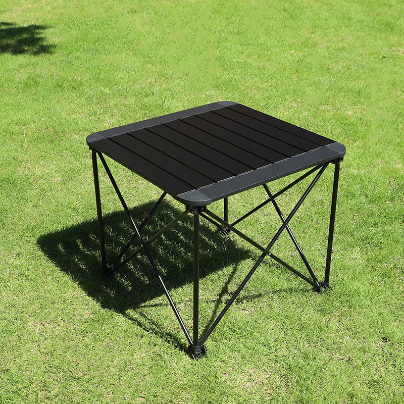 Moderne Enkelhet Firkantet Rektangel Aluminium Jern Utendørs Sammenleggbar Camping Kaffebord 1-Nivå For Hage | Skanto