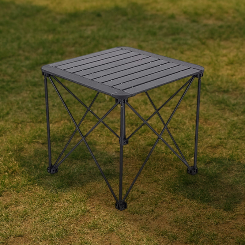 Moderne Enkelhet Firkantet Rektangel Aluminium Jern Utendørs Sammenleggbar Camping Kaffebord 1-Nivå For Hage | Skanto