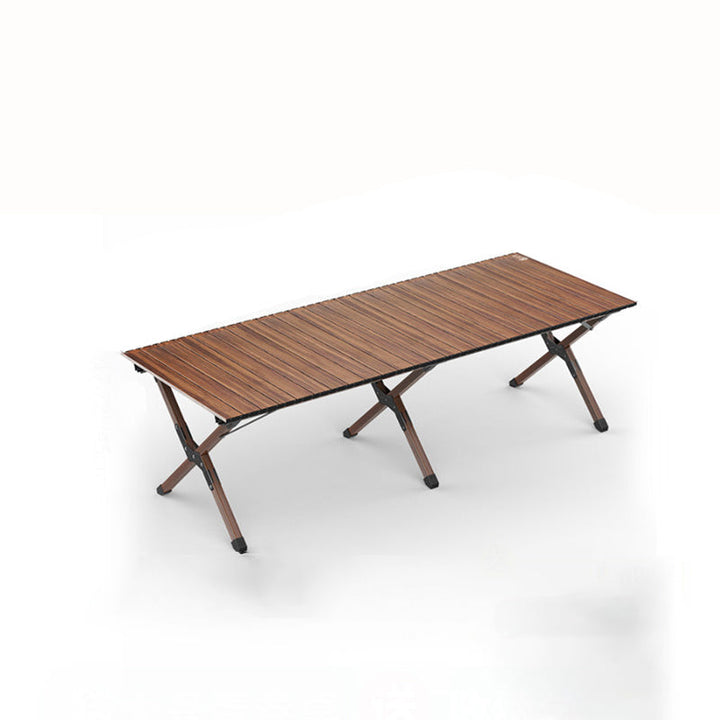 Moderne Minimalistisk Rektangel Karbonstål Utendørs Sammenleggbar Camping Kaffe Bord 1-Nivå For Hage | Skanto