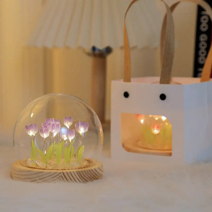 Skanto | DIY Glass Tulip Globe Lamp