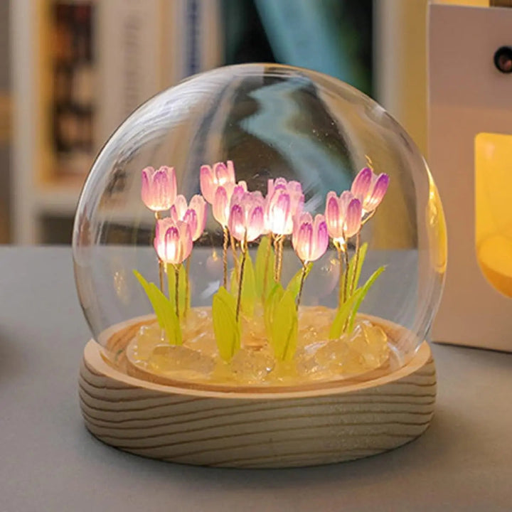 Skanto | DIY Glass Tulip Globe Lamp