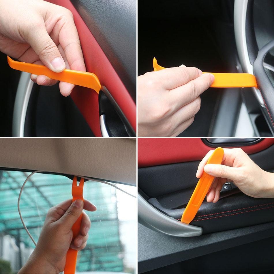 Skanto | DIYFIX 12Pcs Bil Reparasjonsverktøy Sett Plast Bil Radio Dør Klips Panel Trim Dash Tak Lyd Fjerning Installasjons Verktøy Pry Håndverktøy Sett