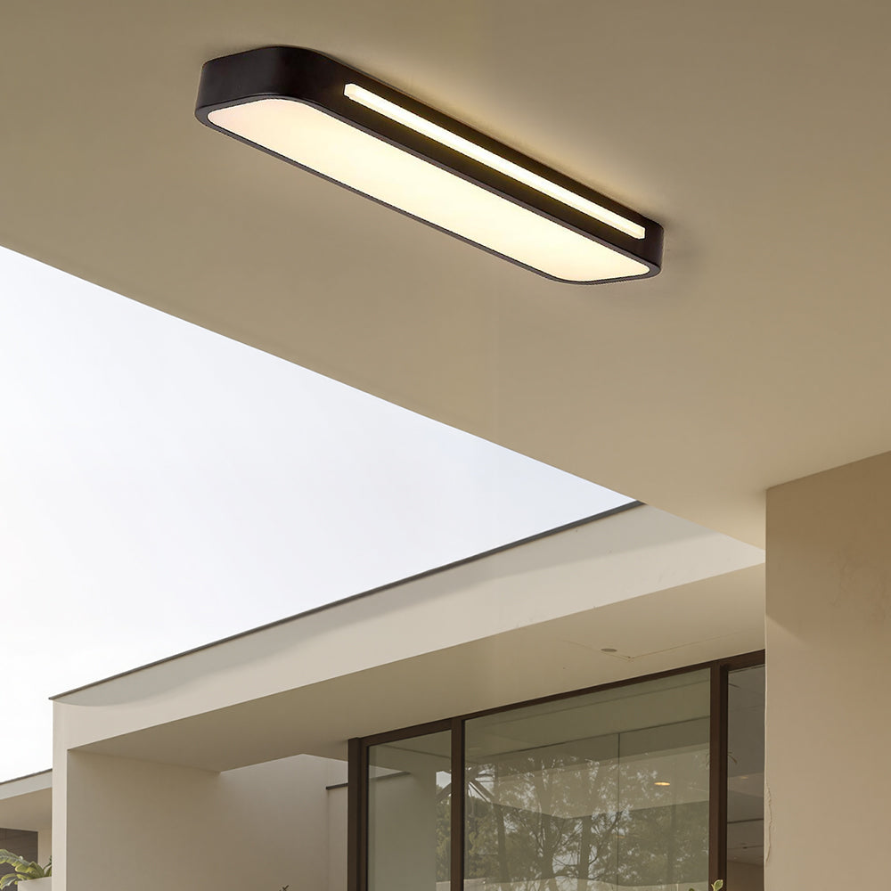 Skanto | GlowRond – Moderne LED Taklampe for Gang, Innganger & Trapper | Energisparende & Stilig Design