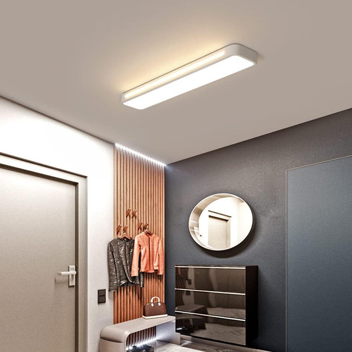 Nordiske minimalistiske lange LED-Deckenleuchte