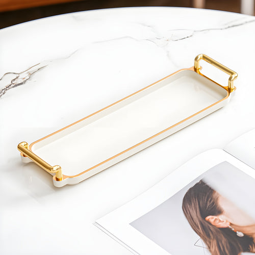 Elegant Luxury Storage Tray for Organizing Home Essentials | Skanto