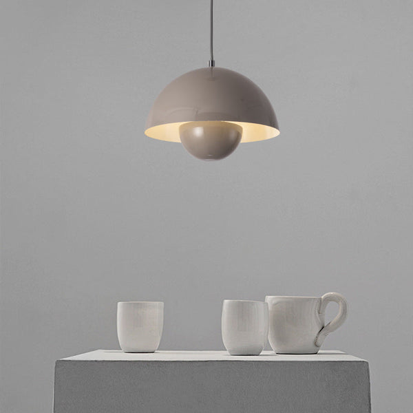 Skanto | Moderne pendellampe med planteakcent og auroraeffekt