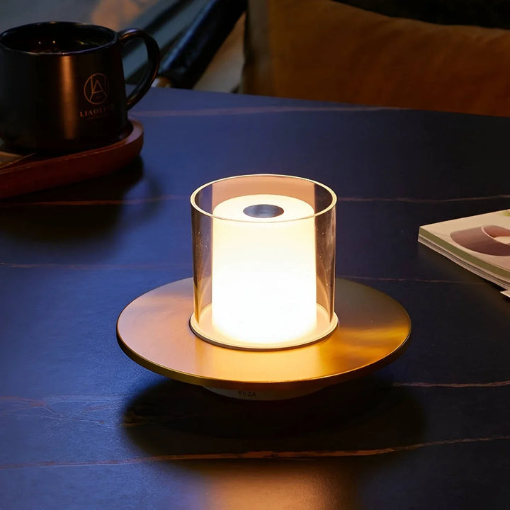 Glass Candle Table Lamp | Skanto