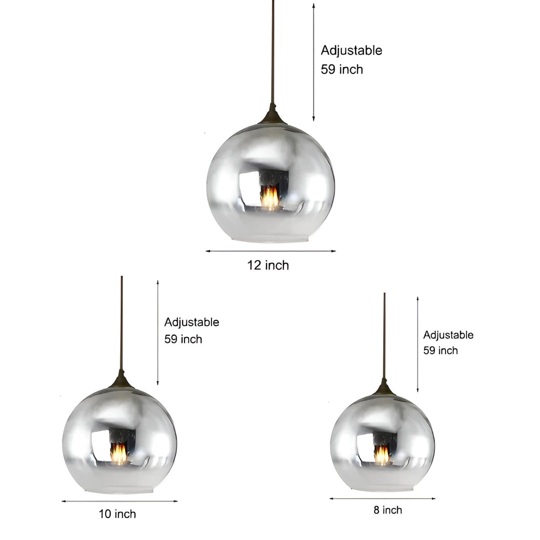 Industril Glass Pendel Lys med LED – Moderne & Dekorativ | Ideell for Kjøkken, Spisestuer & Barer | Skanto