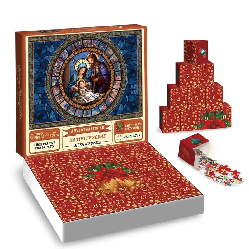 Skanto | Jule Adventskalender Puslespill Spill 1000 Biter