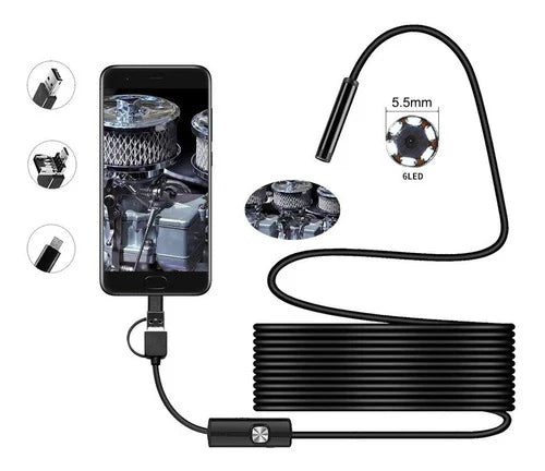 Woyuosn HD Endoscope Kamera 5 Meter | Skanto