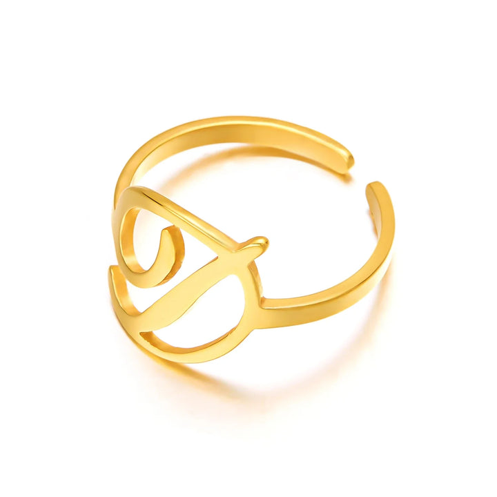 Skanto | Justerbar Kursiv Skrivebokstav Ring