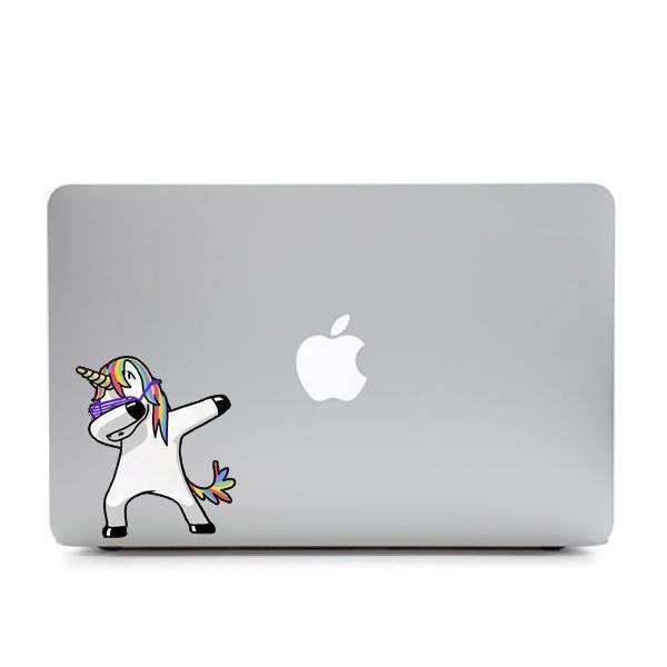 Dabbing Unicorn Vinyl Decal Sticker | Skanto