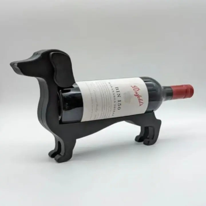 Dachshund vinflaskeholder – Unik, dekorativ vinholder