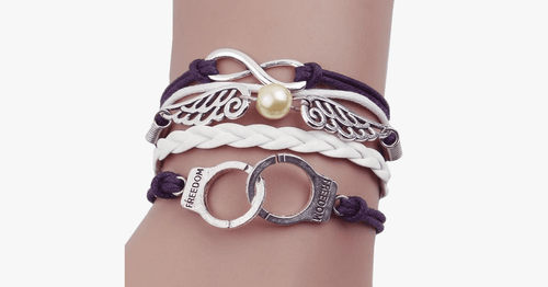 Skanto | Dark Angel 50 Shades Armbånd